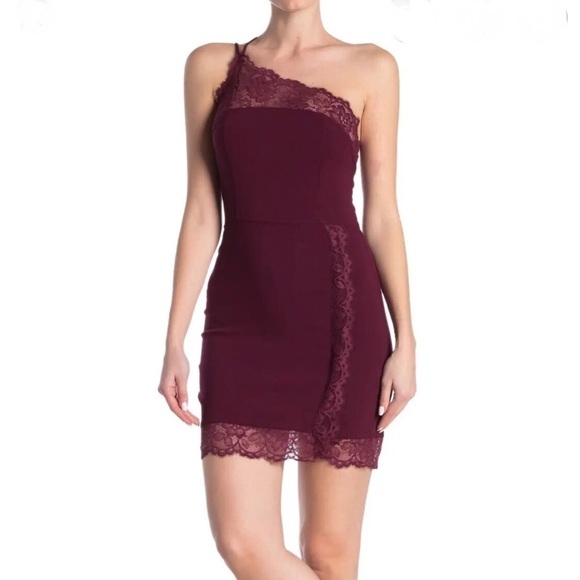 Free People bodycon purple dress, NWT, Medium - Picture 1 of 6